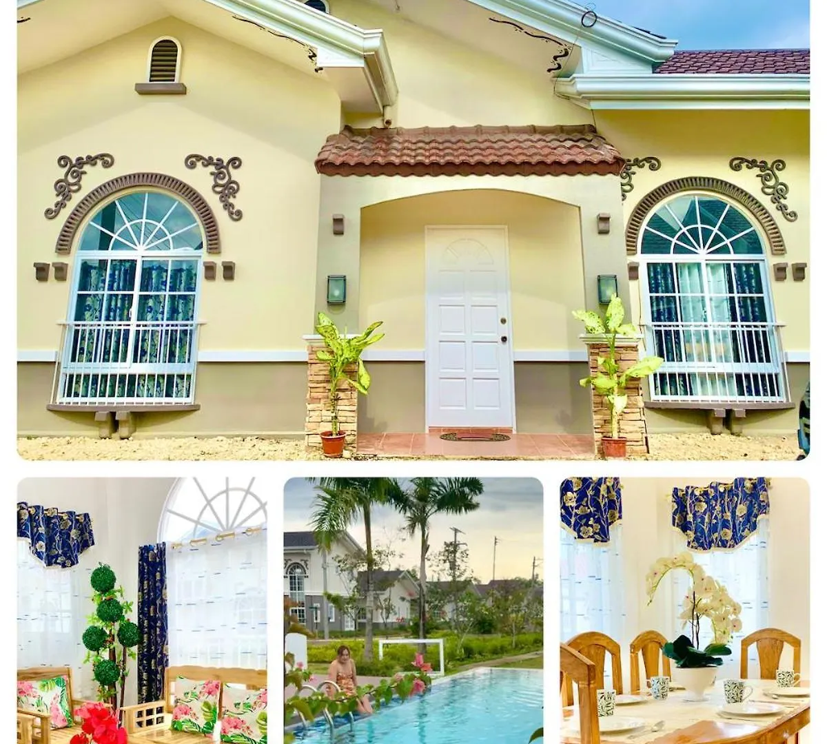 Eds Spacious 3-Bedroom 2-Full Bathroom House With Wifi, Ac And Pool Tinago